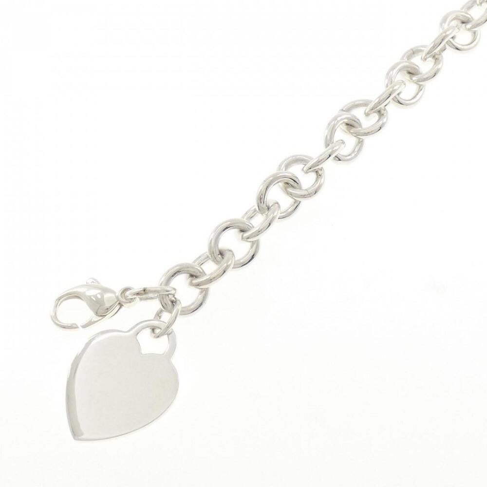 TIFFANY & CO. Silver Heart Charm Bracelet